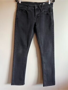 Volcom Black Skinny Jeans Size 30 BLK Stretch Slim Fit